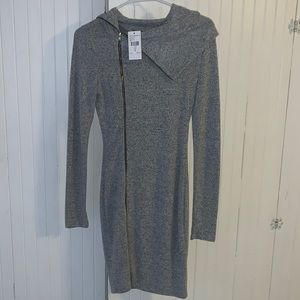 Fashion Nova Grey “Fighter Dress”